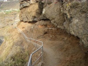 Sendero acceso Playa Los Patos