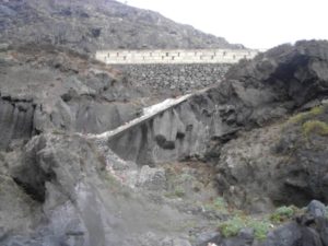 Antigua escalera acceso a Playa del Ancón