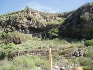 Barranco de Badajoz - Canalización del agua