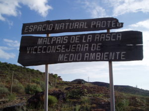 Inicio Sendero (Malpaís de la Rasca)