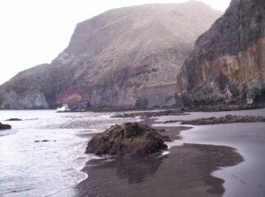Playa Zápata hacia Antequera con marea baja
