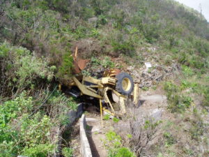Ventanas de Güimar (retroexcavadora)