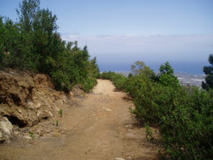 Pista Las Coloradas (descendiendo)