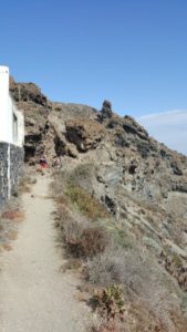 Desde aqu´parte la vereda de inicio hacia el Charco de La Mareta