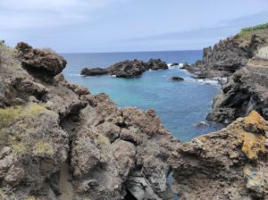 Vista trasera del Charco del Guincho